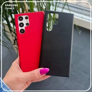 قاب چرم لوگودار مناسب برای گوشی سامسونگ