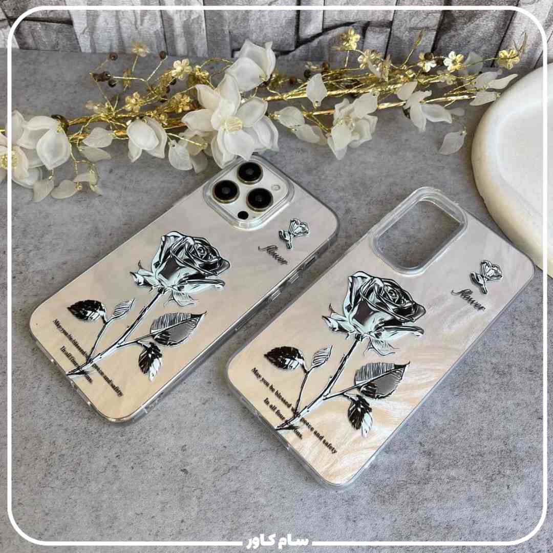 قاب براش گل رز مشکی سامسونگ