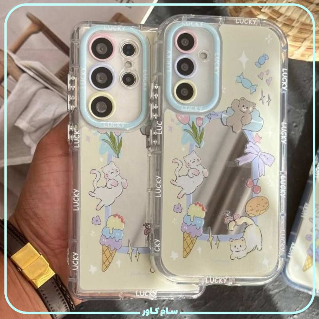 قاب گربه کت پارتی آینه ای سامسونگ