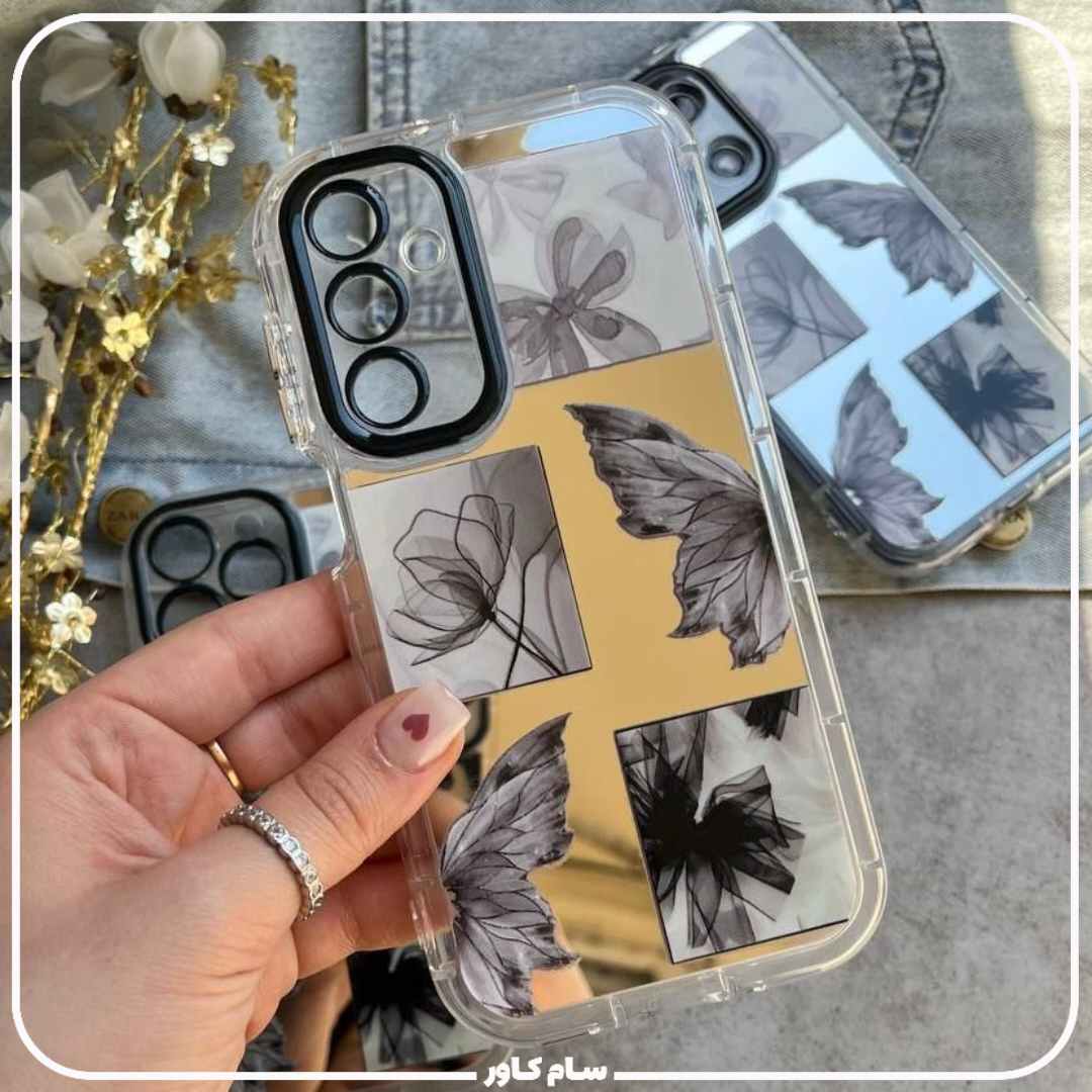 قاب آینه ای گل مینیمال سامسونگ