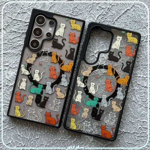 شیک ترین قاب گربه های رنگی مگسیف سامسونگ