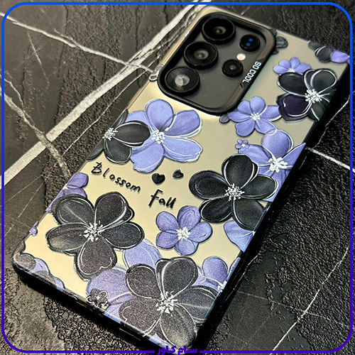 خرید قاب سوکول شکوفه بنفش سامسونگ