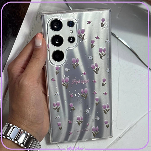 قاب لاله‌ های صورتی هولوگرامی سامسونگ